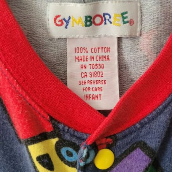 Vintage 90s Gymboree Truck Footless Romper - Picture 4 of 4